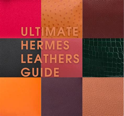 hermes leather quality|types of hermes leather.